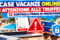 Truffe case vacanze online: 12 controlli prima di prenotare