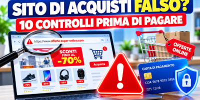 Come riconoscere un sito di acquisti falso