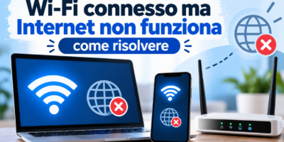 wifi connesso senza internet